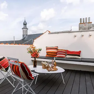  Apartment Duplex-apartment With Terrace On Location In Belgium